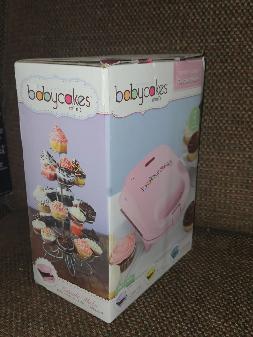 Pink Nonstick Mini Cupcake Maker